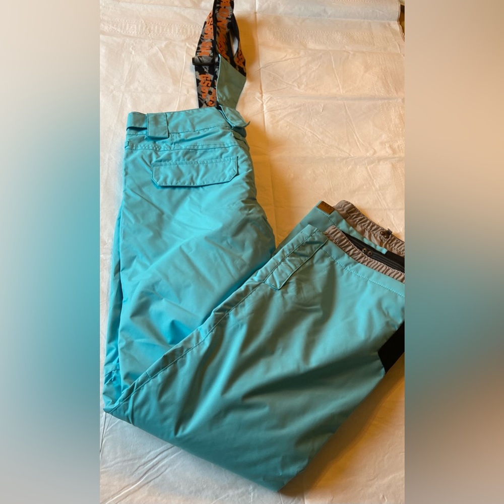 Blue overalls